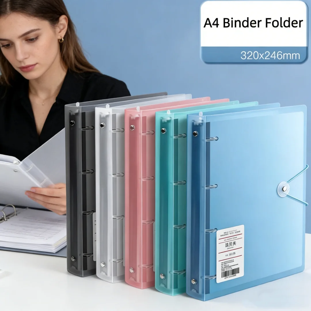A4 File Folders D-type 4 Hole  - đánh giá và giá Binder Clip Assorted