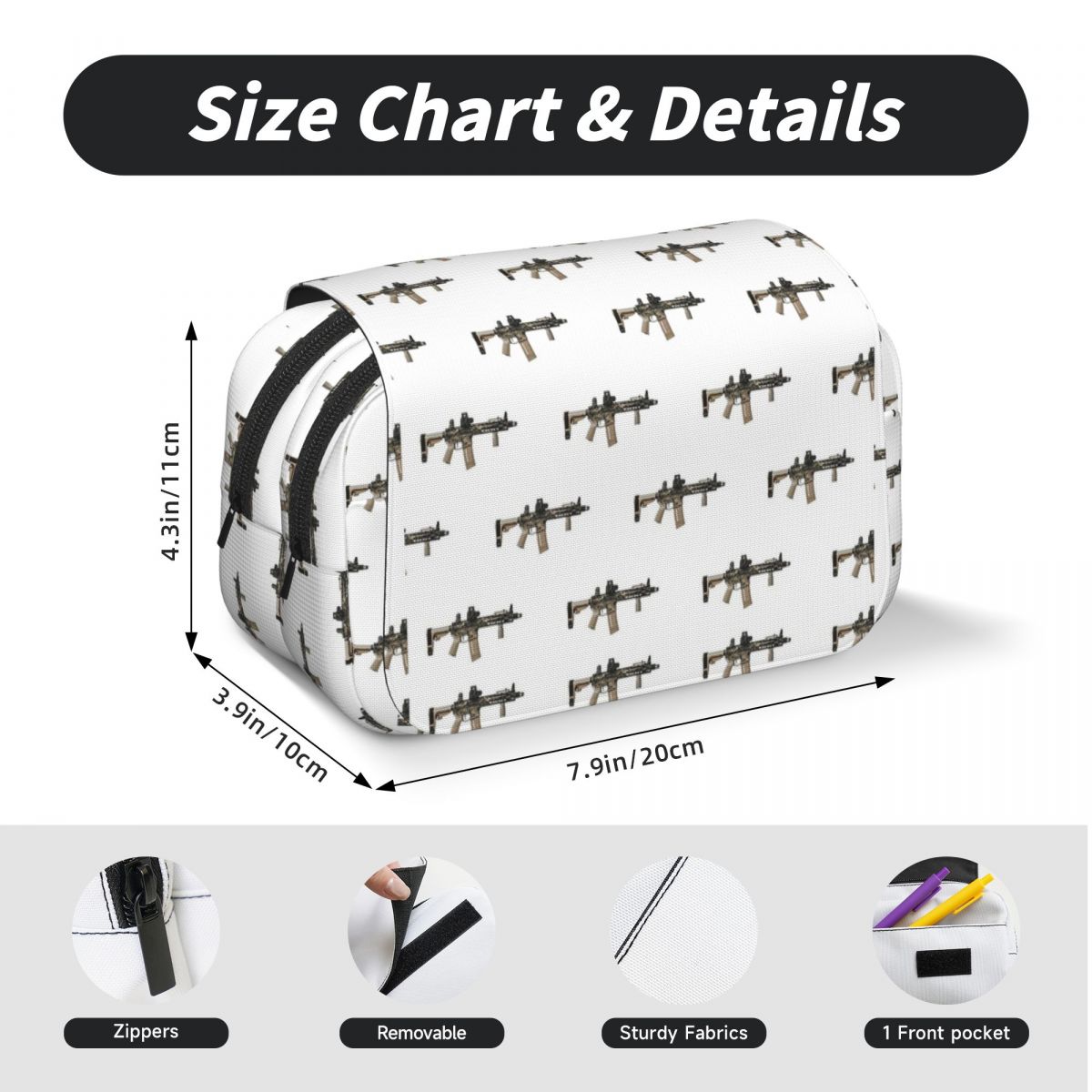 AR-15 Tan Camo Gun - White Pen - đánh giá và giá Tan Stationery & Office Supply
