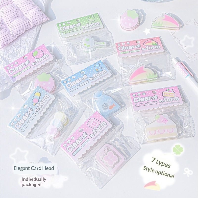 RosyPosy Clear Acrylic Clip Cu - đánh giá và giá Binder Clip Assorted