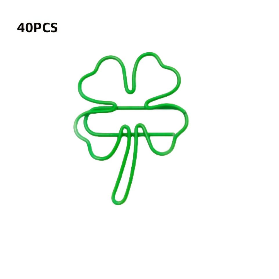 20/30/40pcs green four-leaf cl - đánh giá và giá Binder Clip Assorted