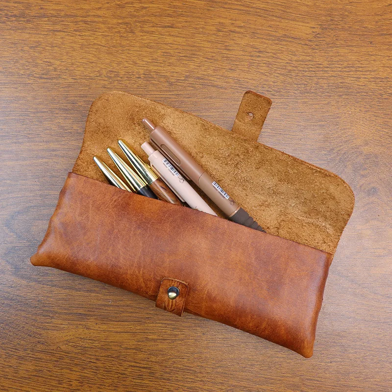 Ins Retro Tanned Leather Korea - đánh giá và giá Tan Stationery & Office Supply