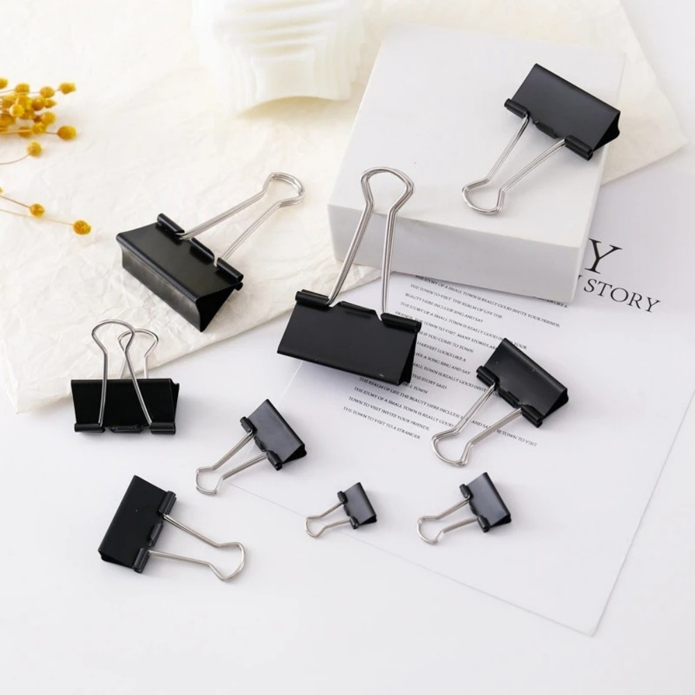 Binder Clips Black Foldback Cl - đánh giá và giá Binder Clip Assorted