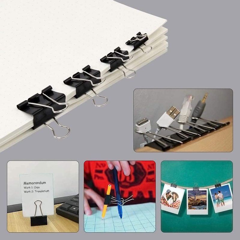 Binder Clips Black Foldback Cl - đánh giá và giá Binder Clip Assorted
