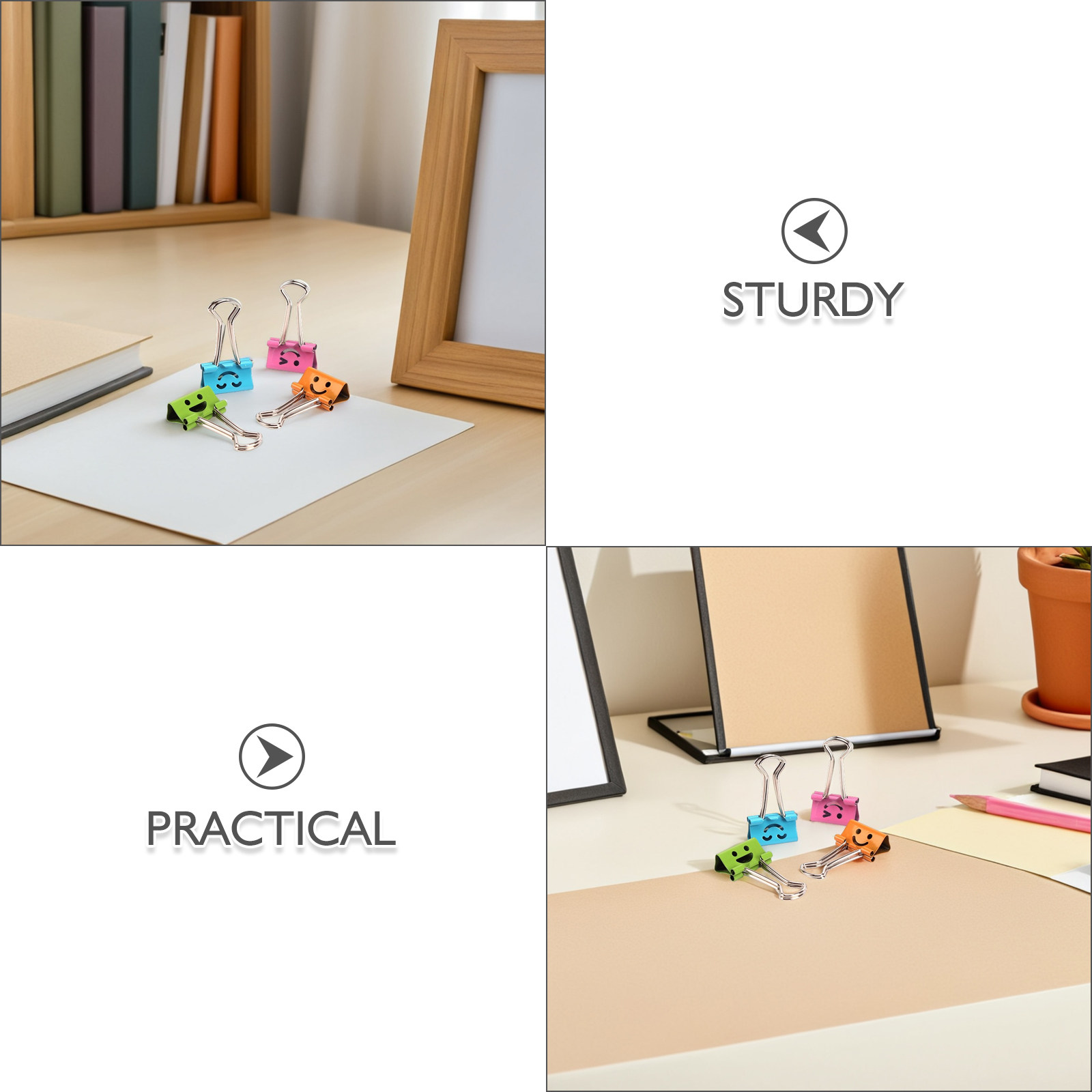 40Pcs Assorted Color Tail Clip - đánh giá và giá Binder Clip Assorted