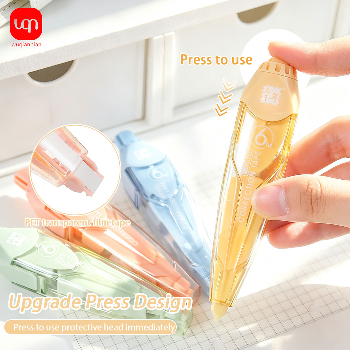 6m Correction Tape Push Button - đánh giá và giá Correction Tape Roller
