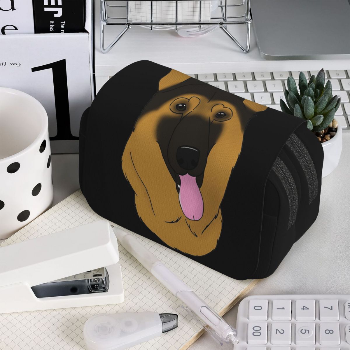 German Shepherd Dog - Black An - đánh giá và giá Tan Stationery & Office Supply