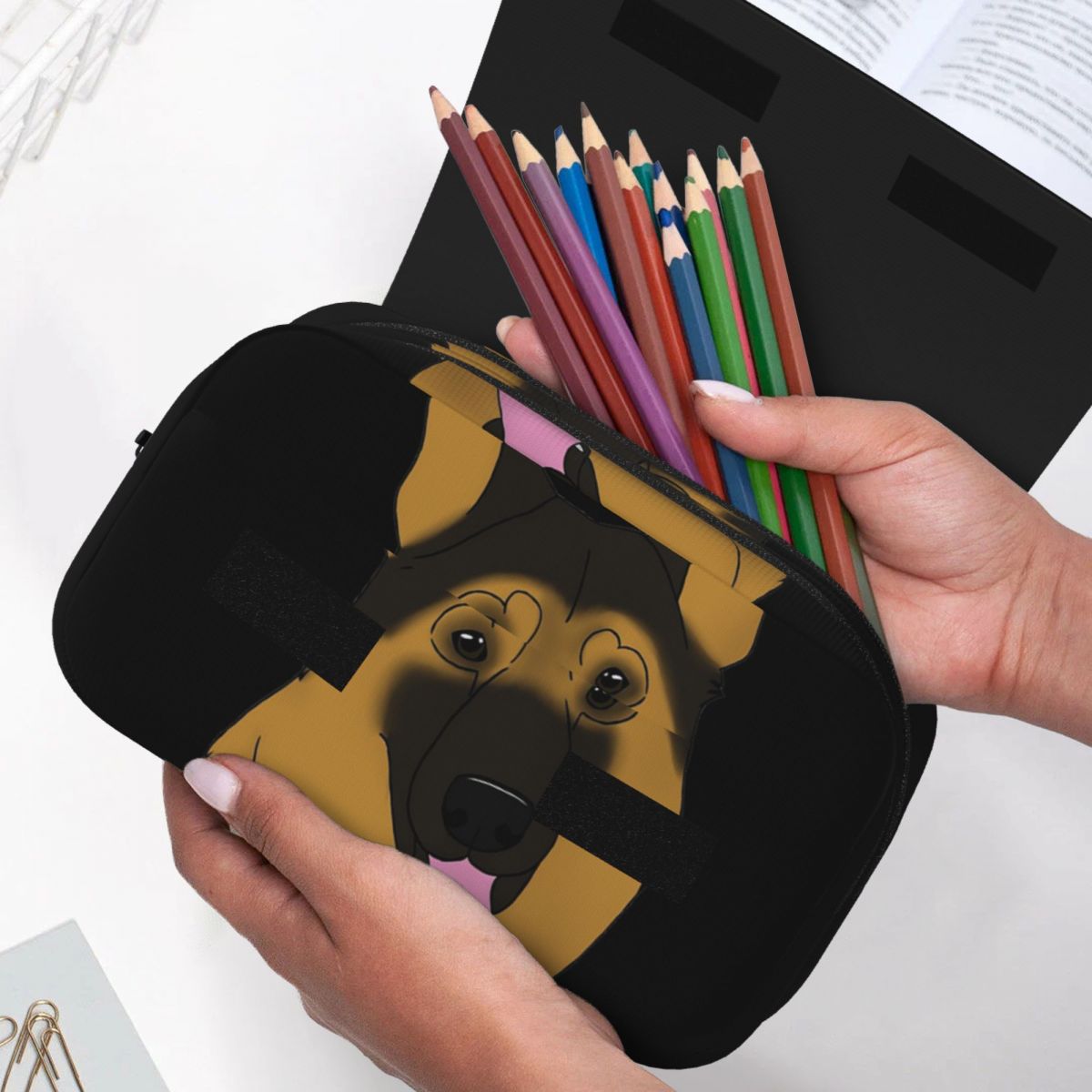 German Shepherd Dog - Black An - đánh giá và giá Tan Stationery & Office Supply
